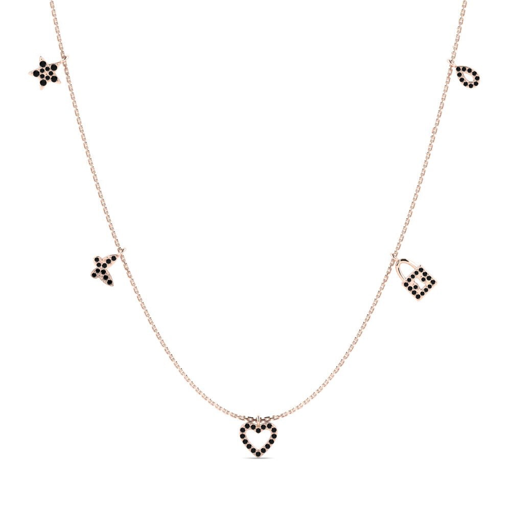 Black Sapphire Women's Necklace Tomika