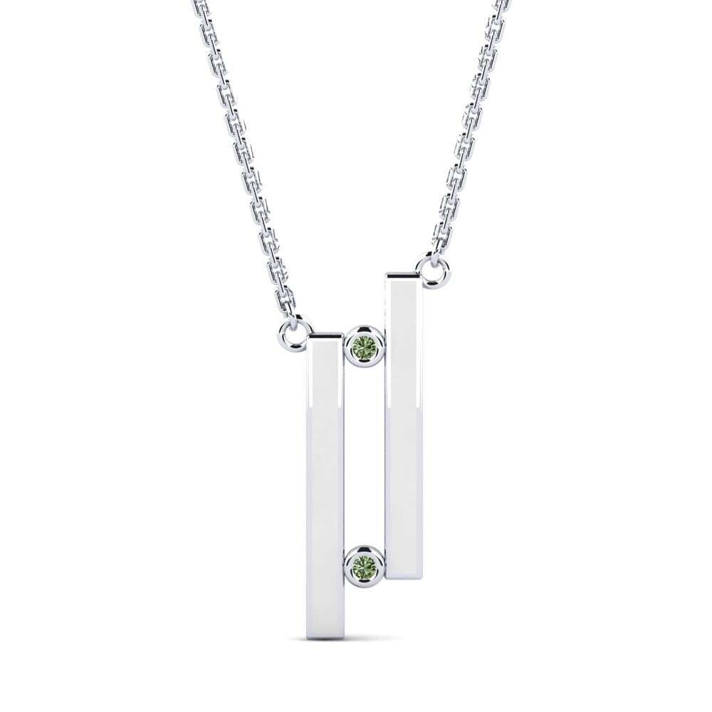 Diamante Verde Collar de Mujer Tommiez