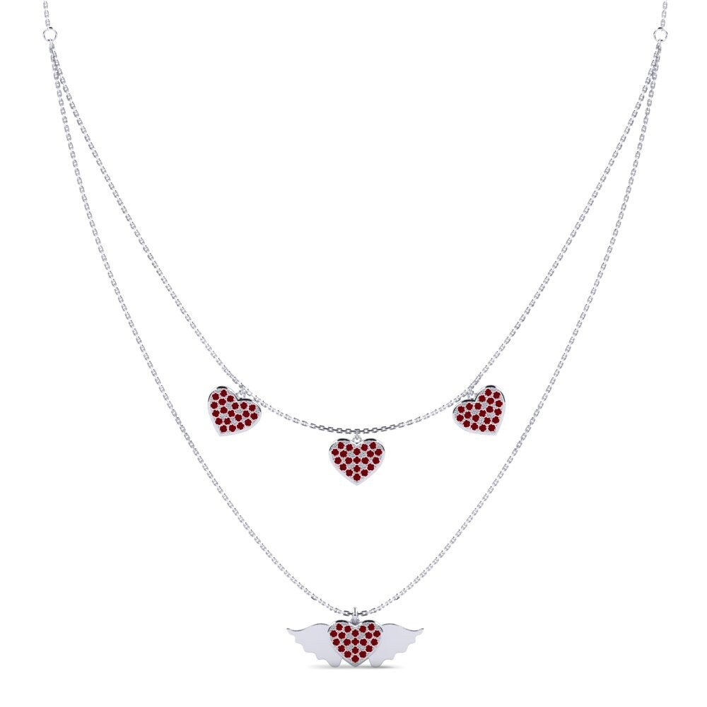 Circonita Roja Collar de Mujer Topelas