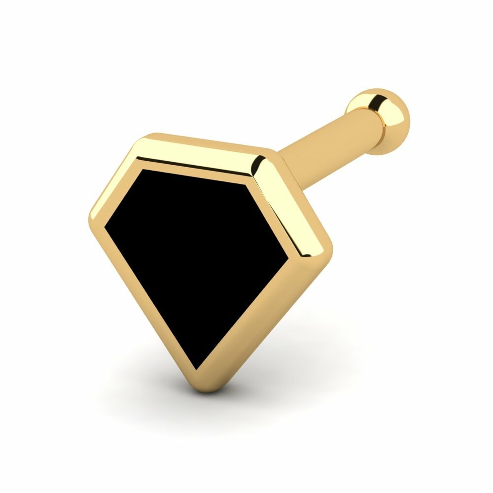 Or Jaune 18k Piercing Nez Toscano