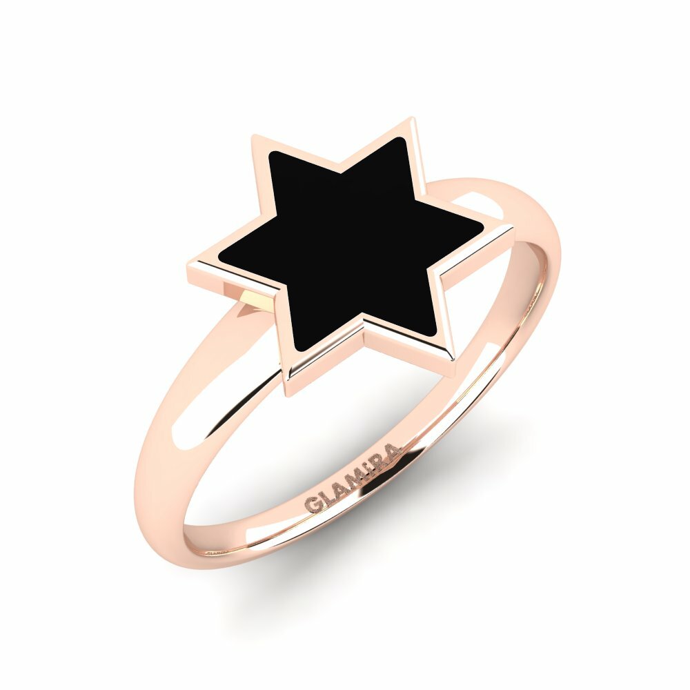 Oro Rosso 375 Anello Totter