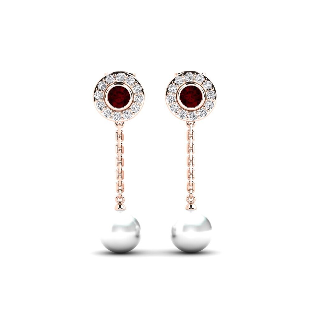 Garnet Women's Earring Tourisme