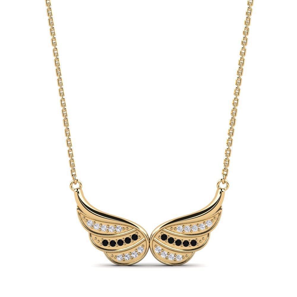 Black Sapphire Women's Necklace Trasiya
