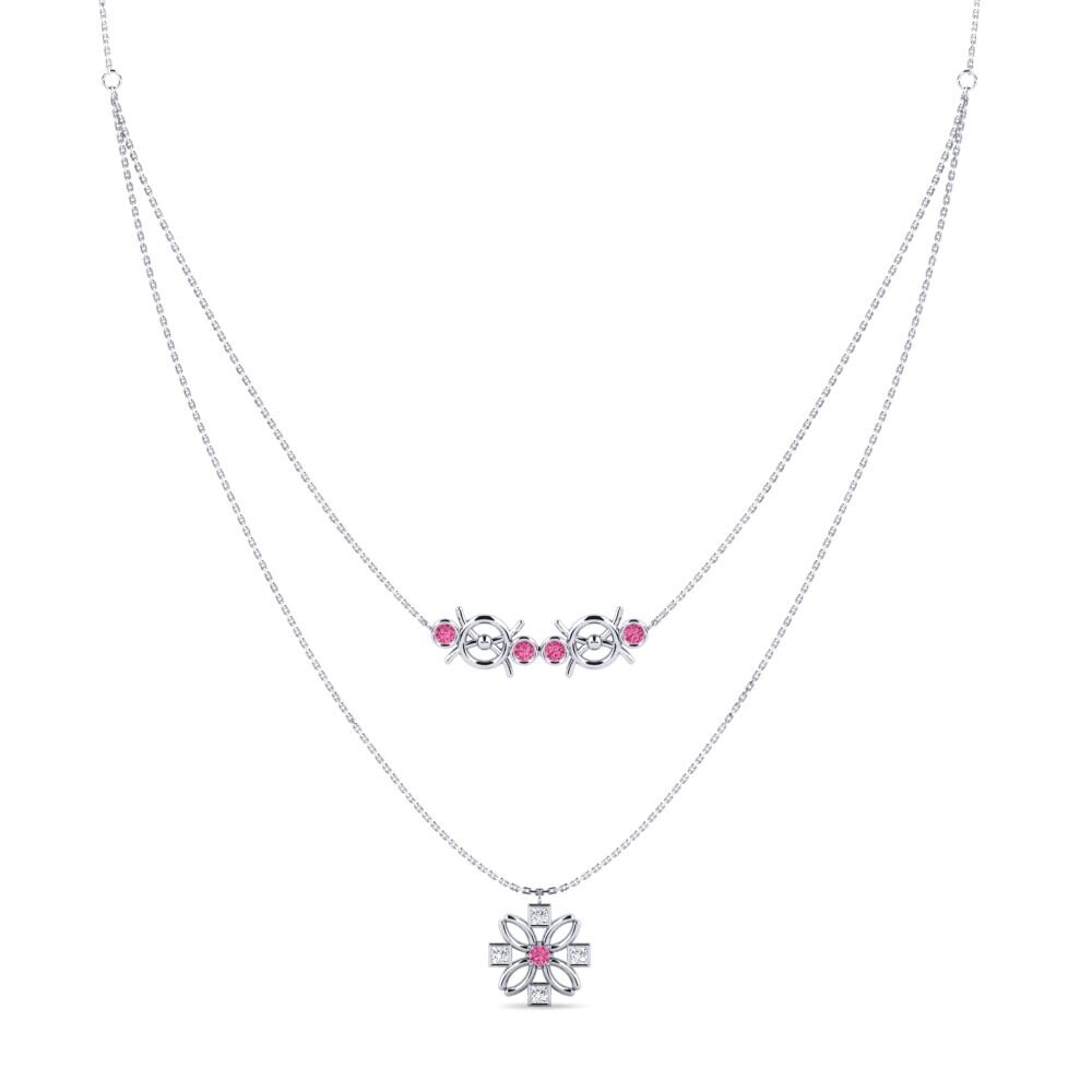 Pink Tourmaline Women's Necklace Trat