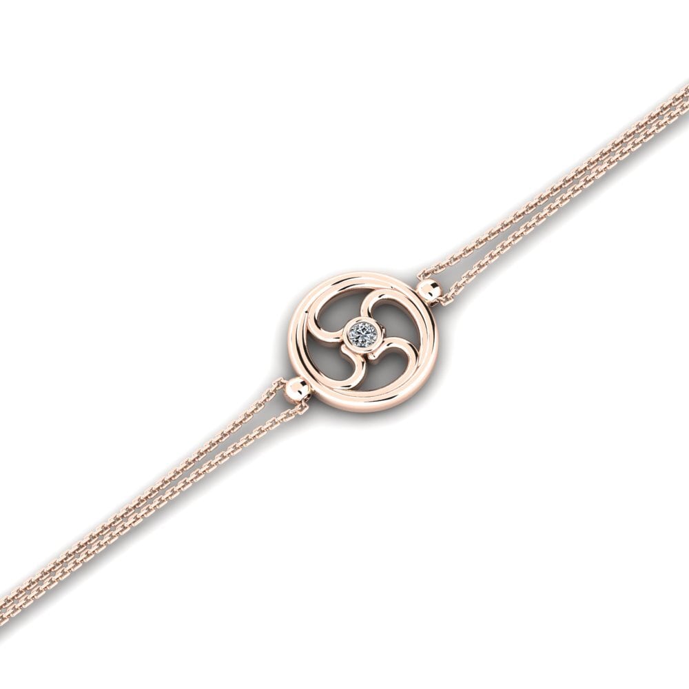 9ct Rose Gold Women's Bracelet Tratuta
