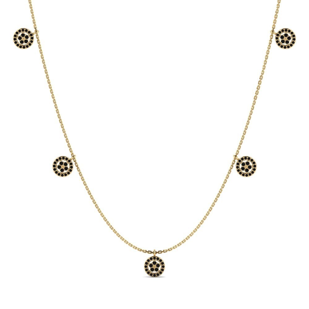 Black Sapphire Women's Necklace Treena