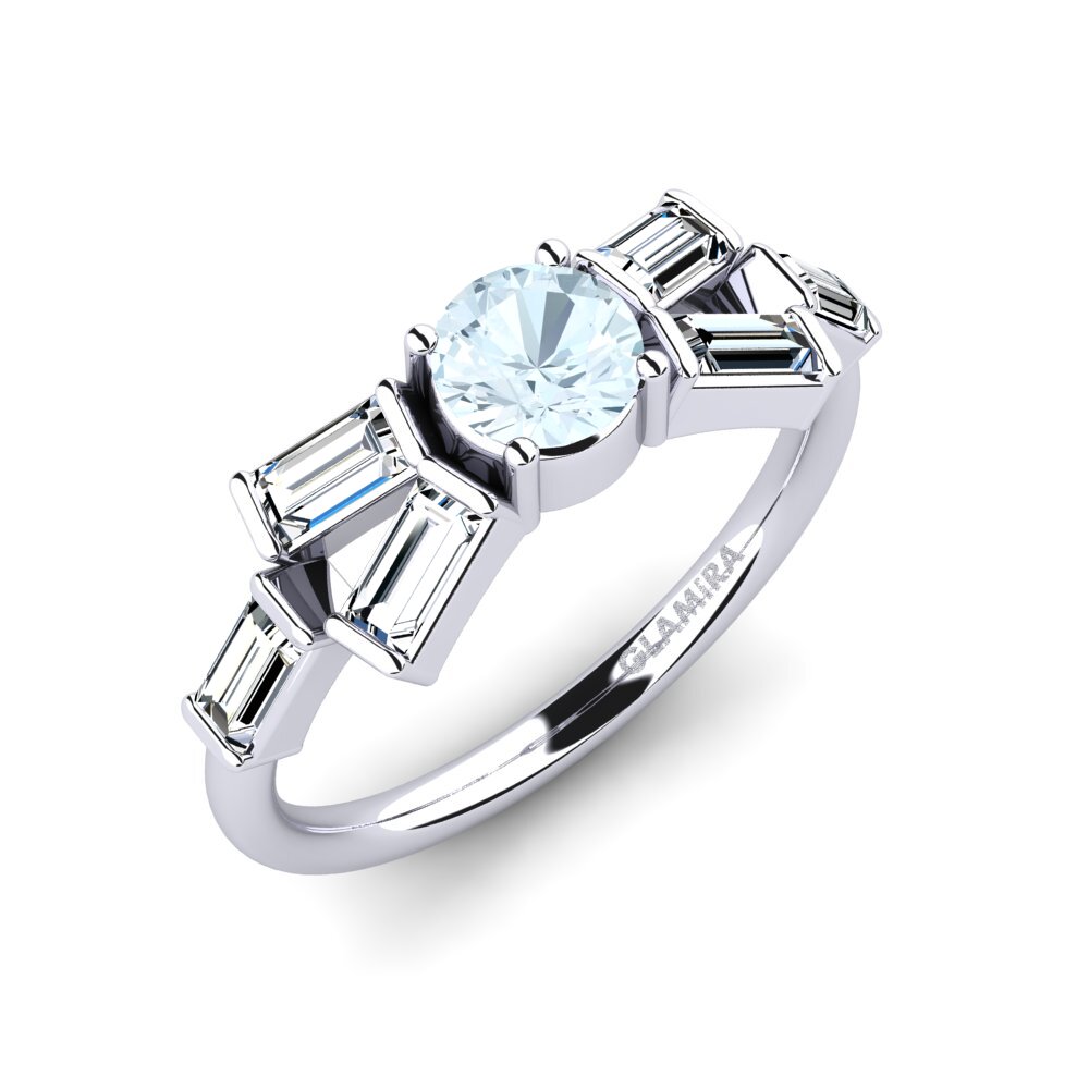 Aquamarine Engagement Ring Trier