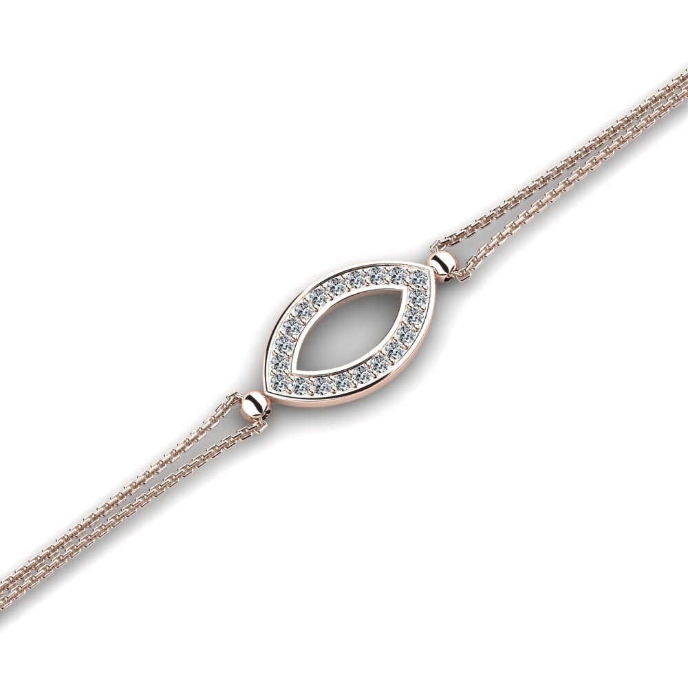 9ct Rose Gold Women's Bracelet Trilma