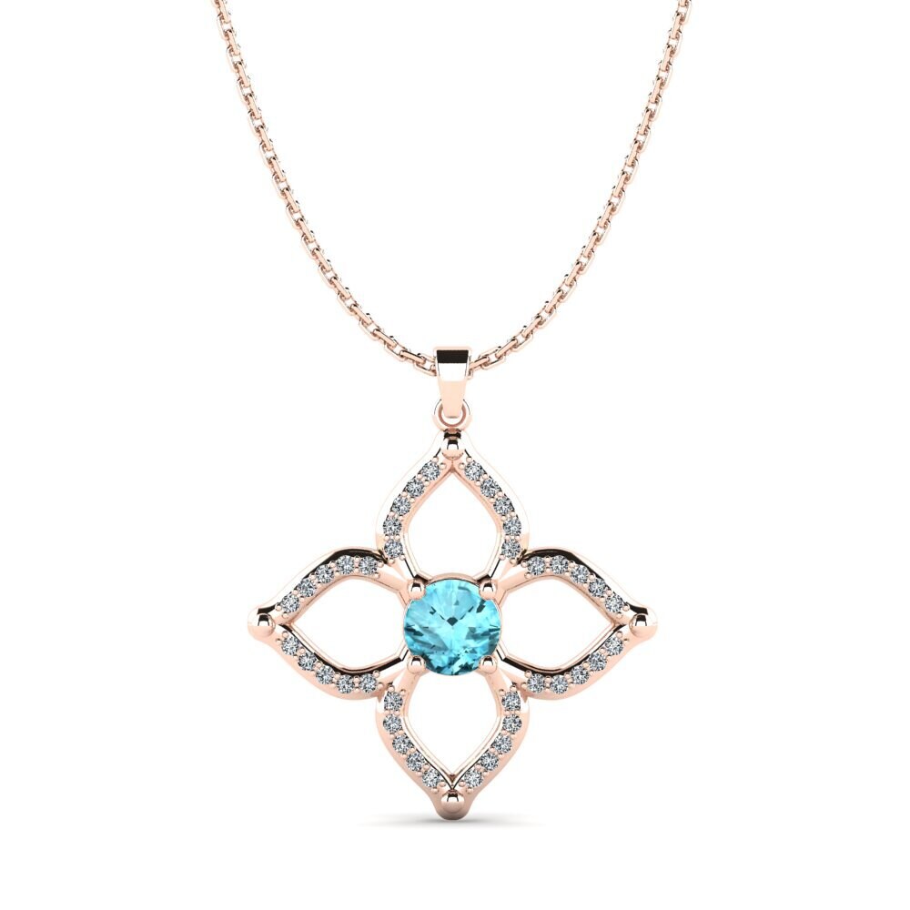 Blue Zircon Women's Pendant Trimmos