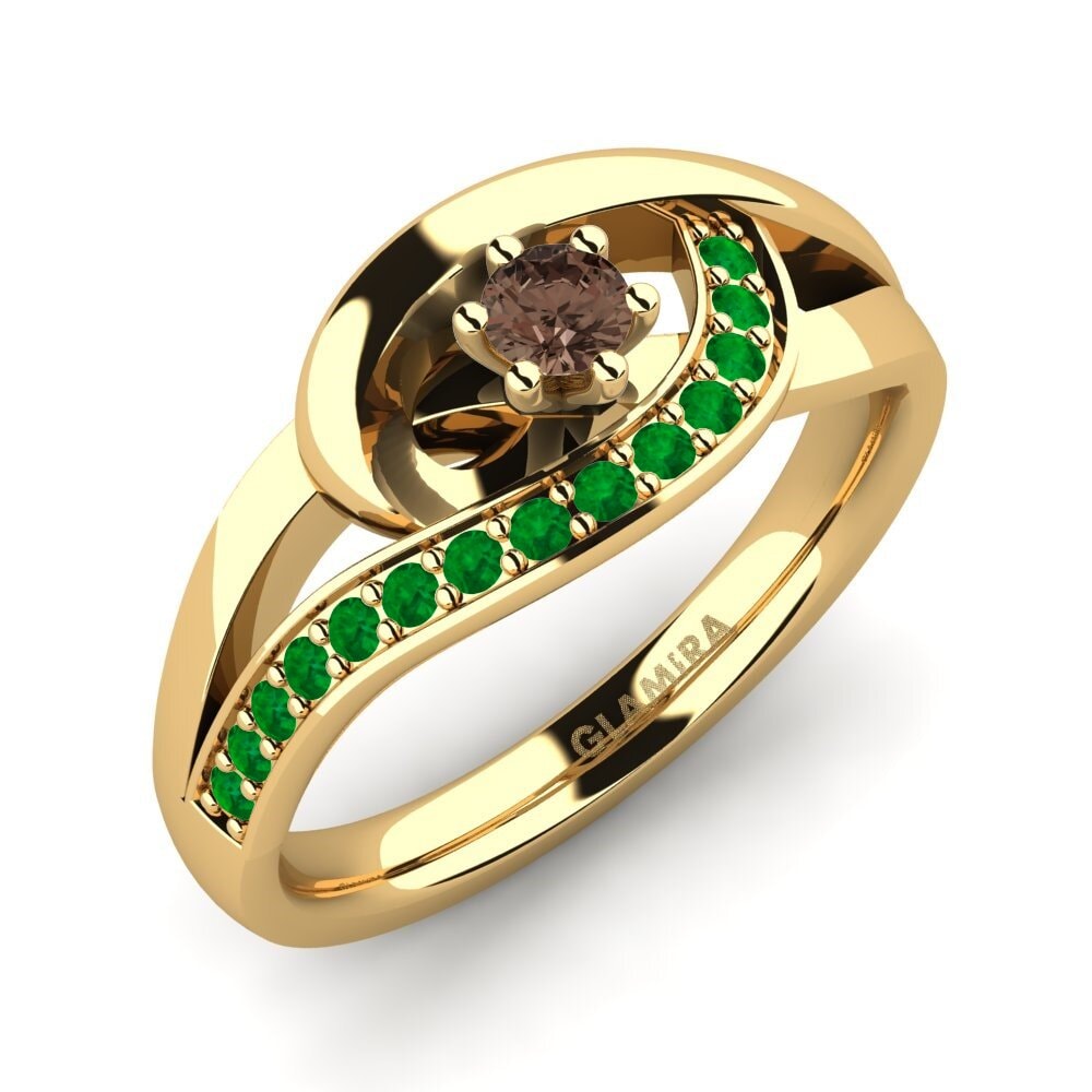 585 Gult Guld Forlovelsesring Trina 0.1 crt