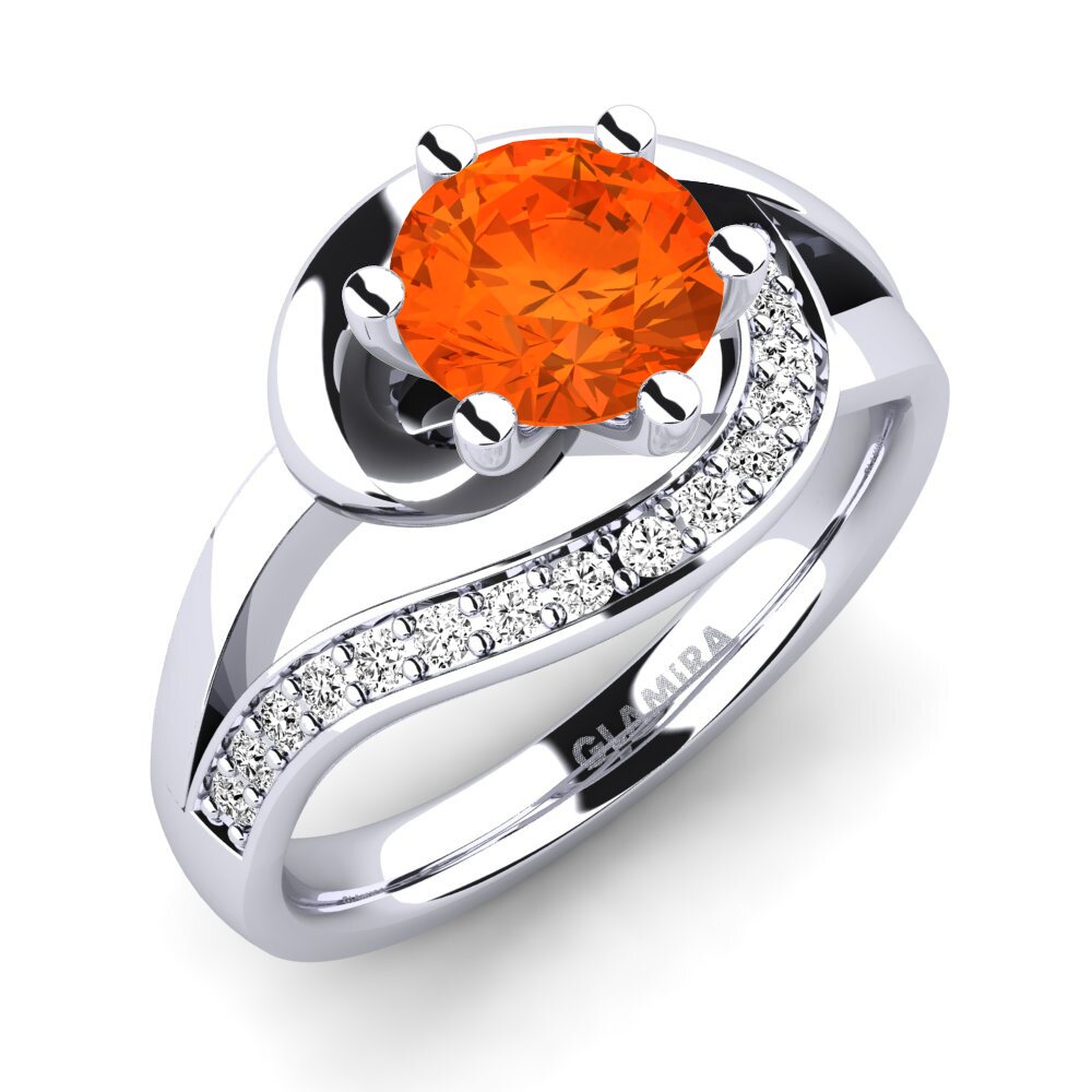 Fire-Opal Engagement Ring Trina 1.0 crt