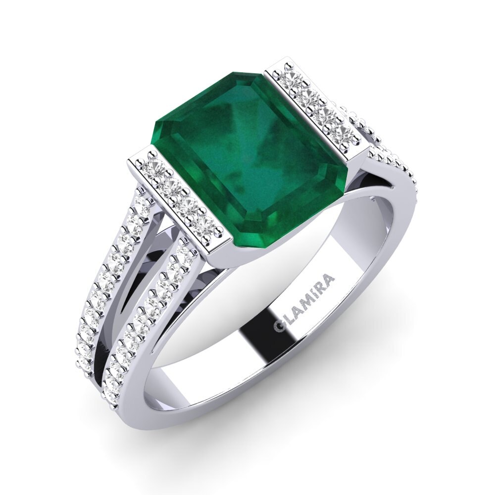 950 Palladium Engagement Ring Trinetta