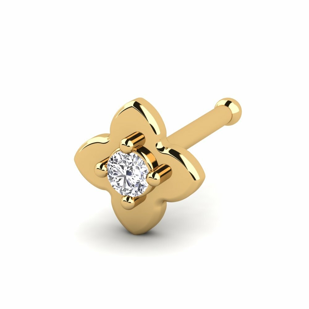 Or Jaune 18k Piercing Nez Tropea