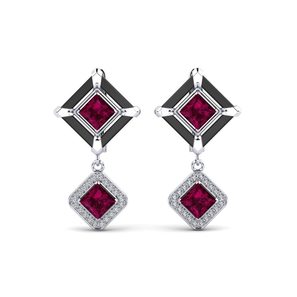Rhodolite Garnet Women's Earring Trudies