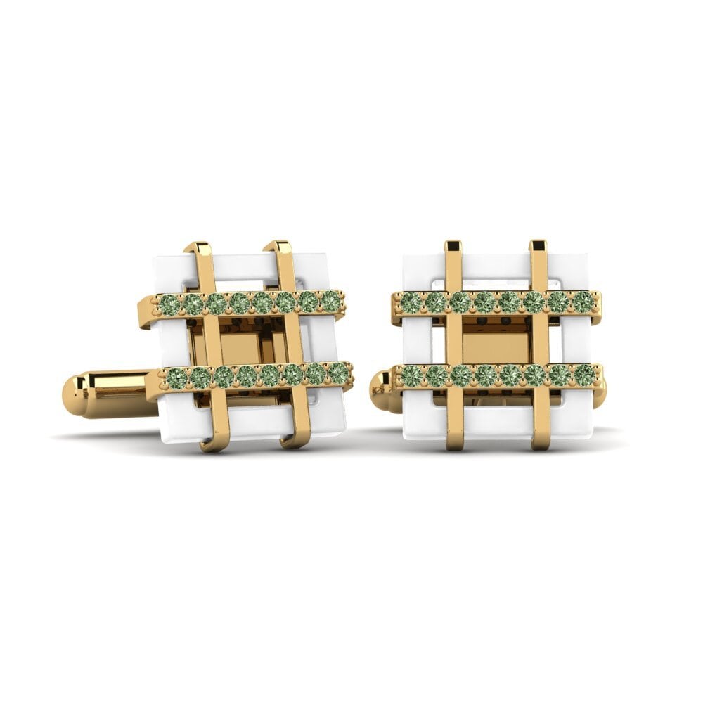 Green Diamond Cufflink Trujillo