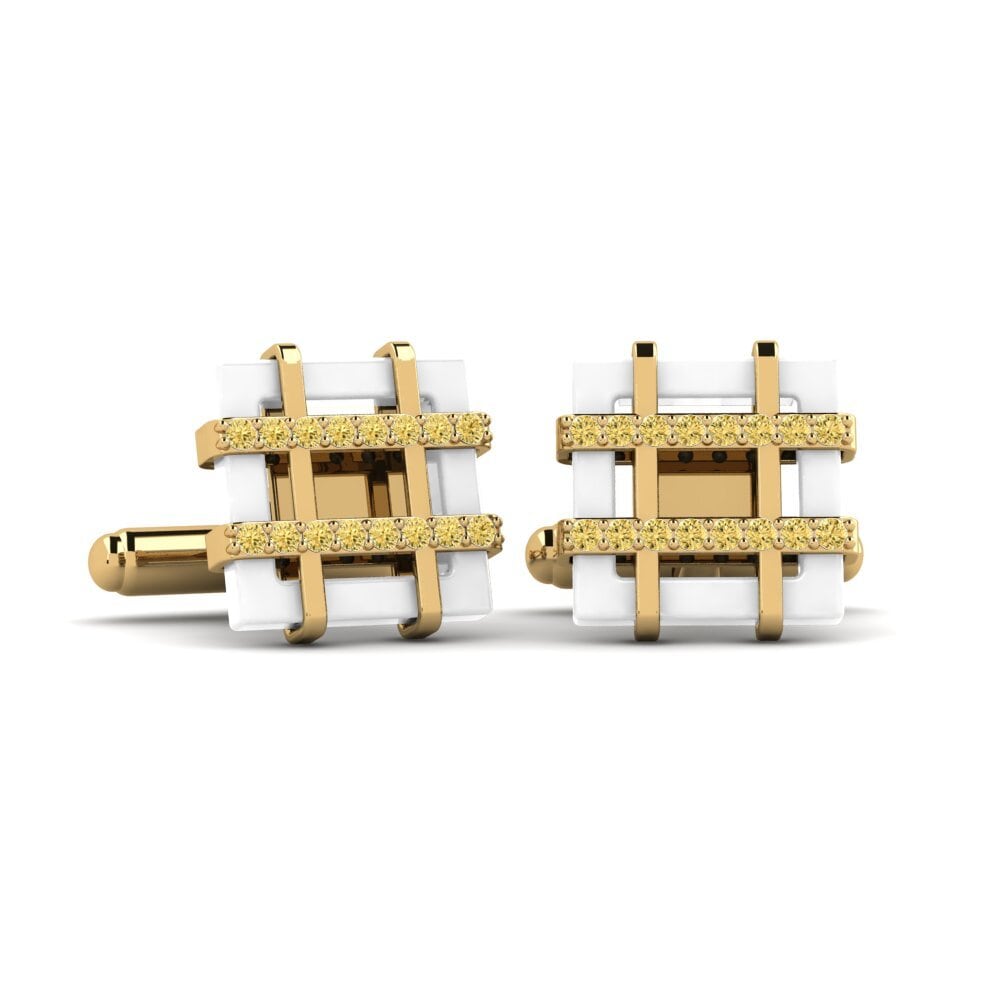 Yellow Diamond Cufflink Trujillo