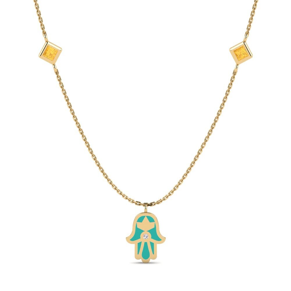 Citrine Women's Necklace Tshepo