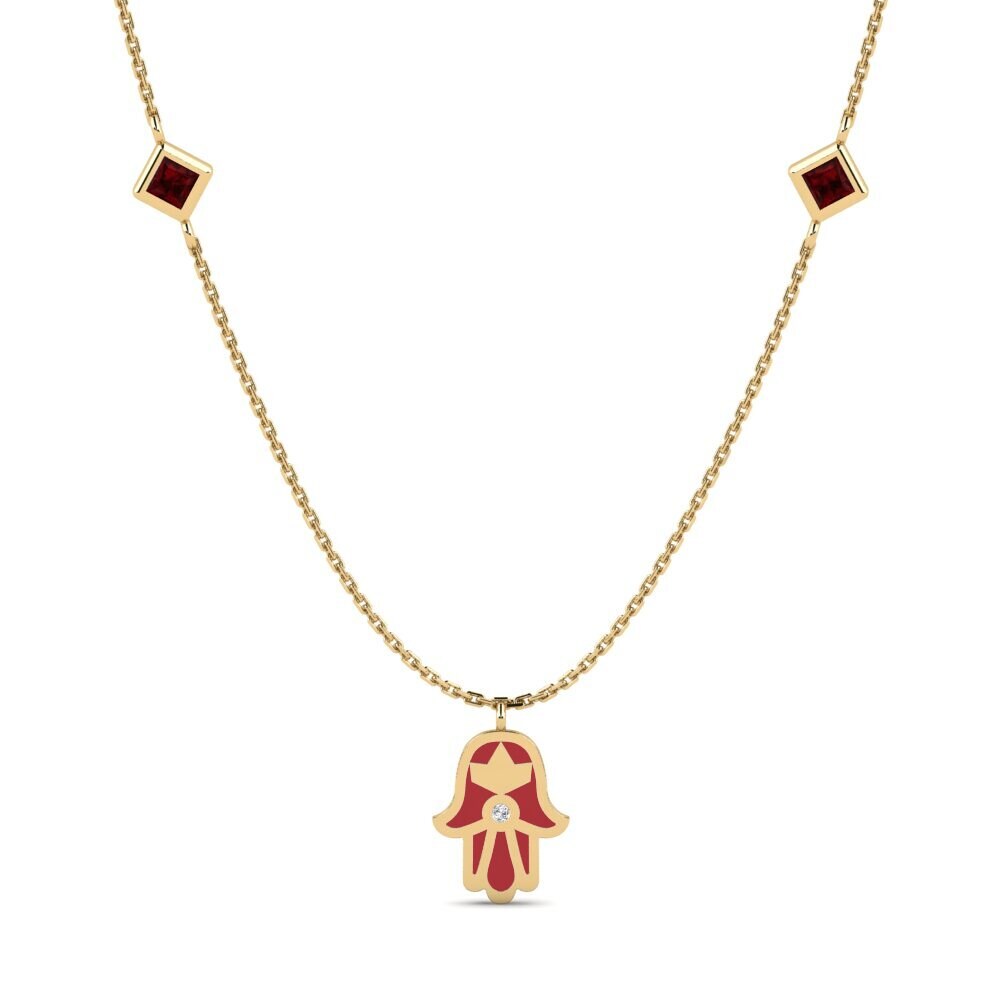 Garnet Women's Necklace Tshepo