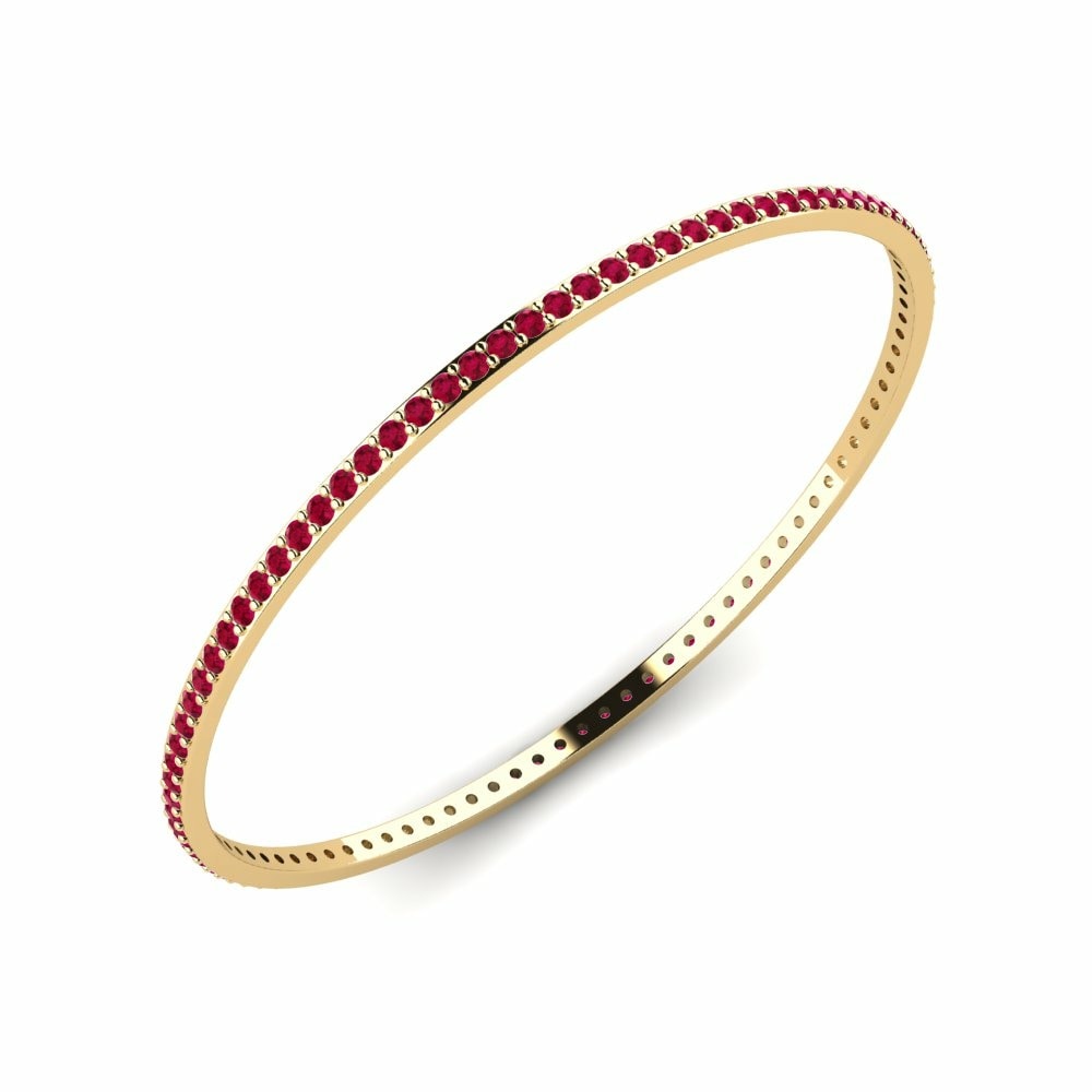 Rubis Bracelet jonc femme Tsukor