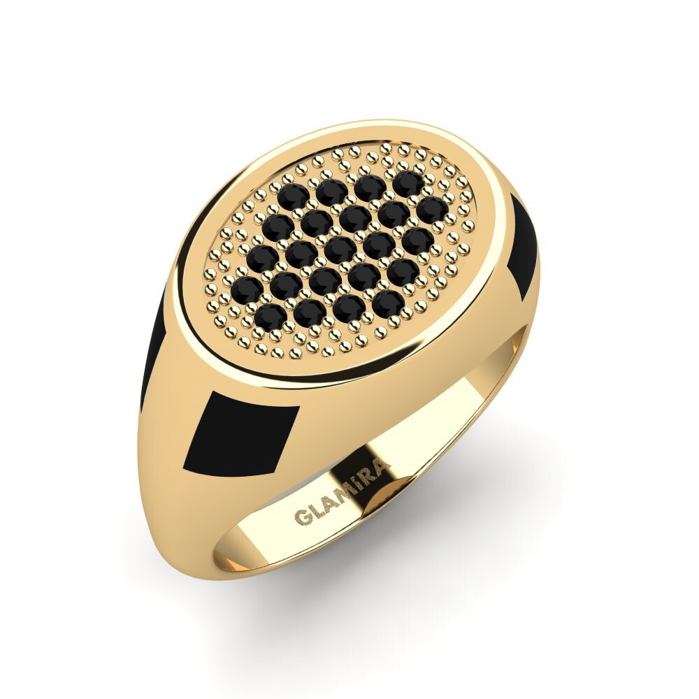 Black Sapphire Pinky Ring Ttrund