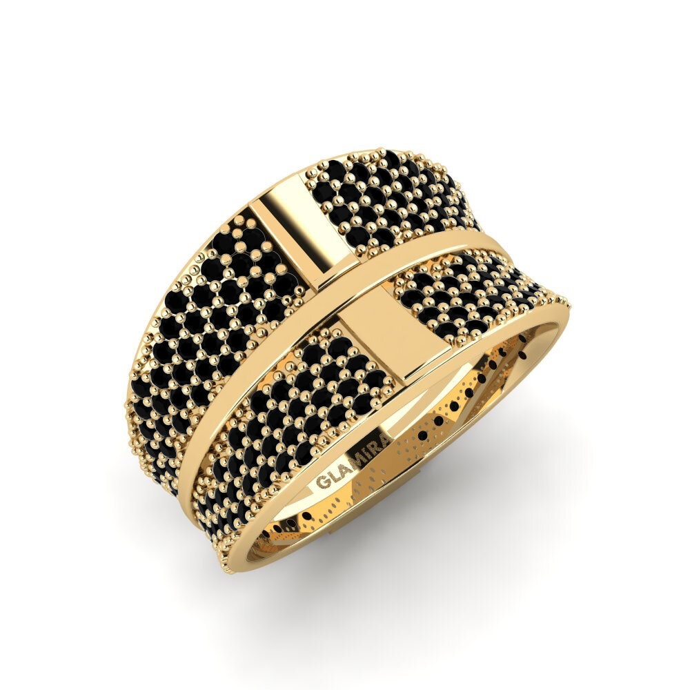 Schwarzer Diamant Ring Tualc