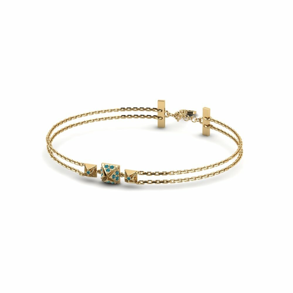 Diamante Blu Bracciale da donna Tulimanu