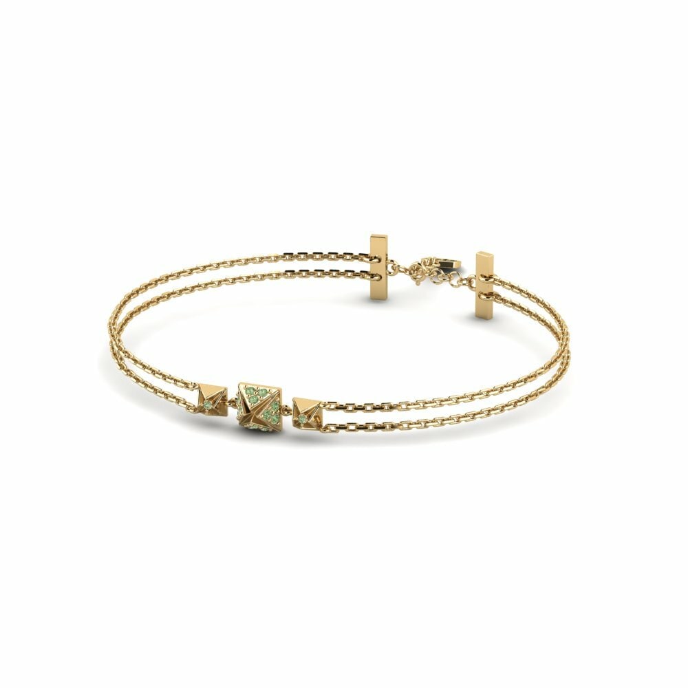 Groene Diamant Dames Armband Tulimanu