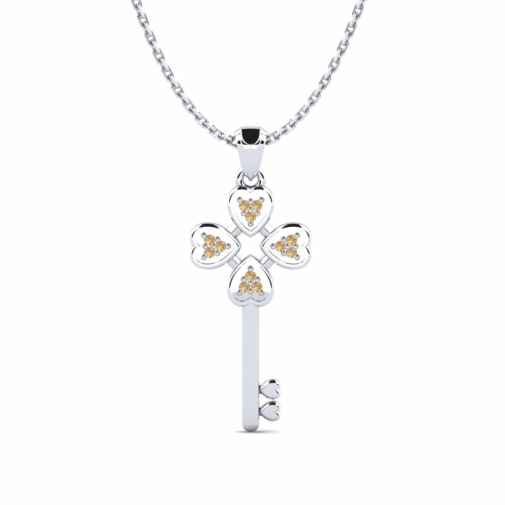 Keys Brown Diamond Necklaces