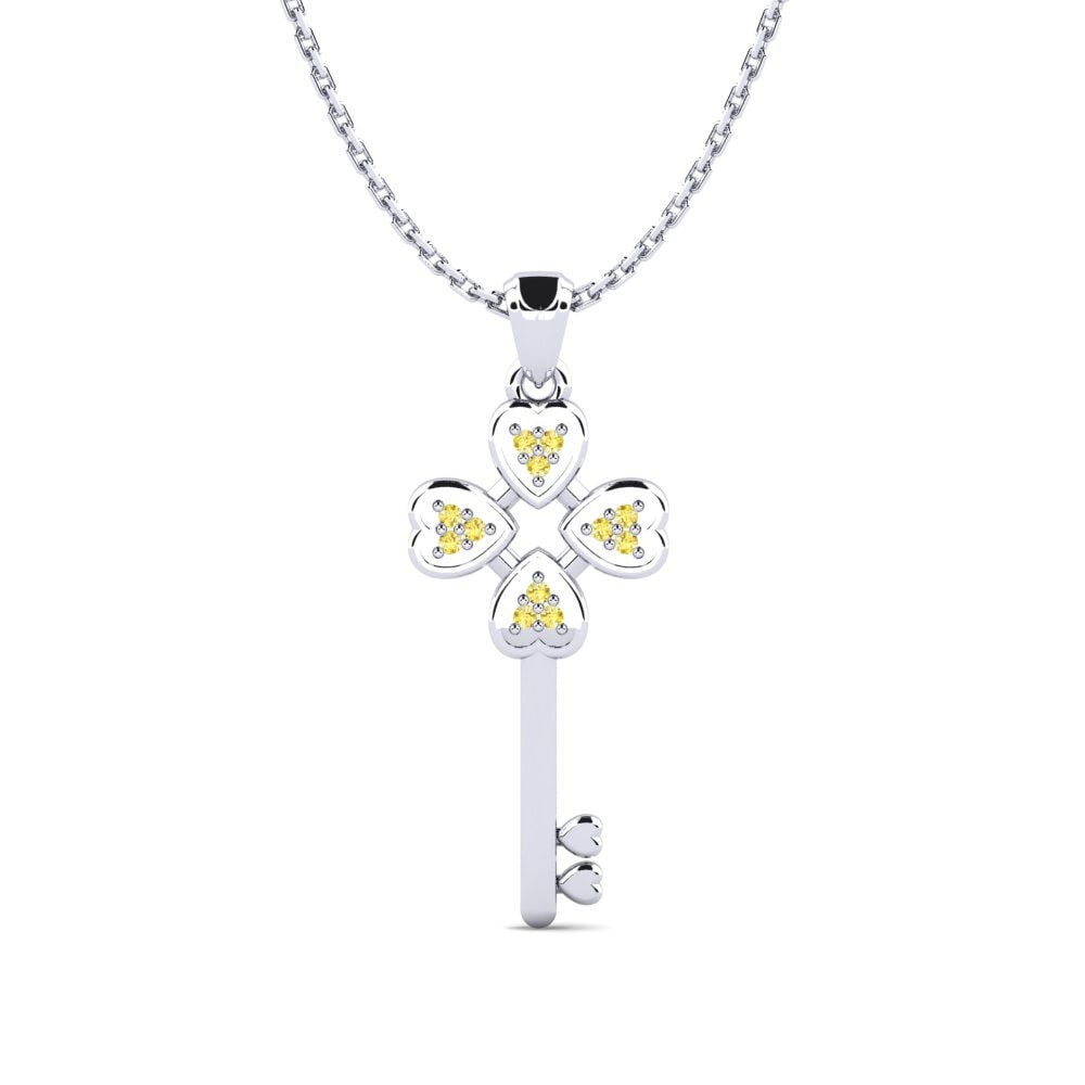 Yellow Sapphire Women's Pendant Tumekia