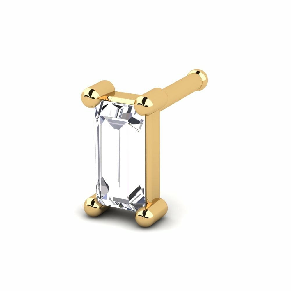 14K Geel Goud Neus Pin Tuner