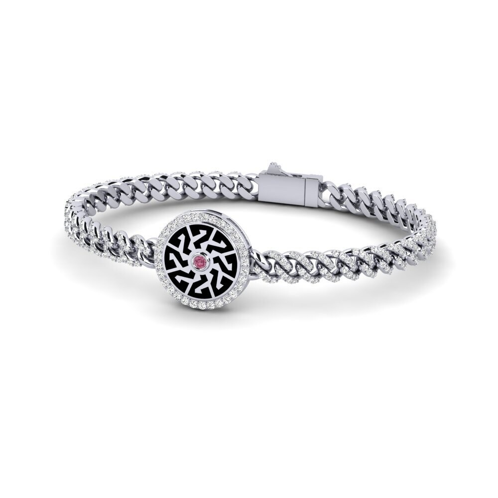 Rhodolite Garnet Women's Bracelet Tunient