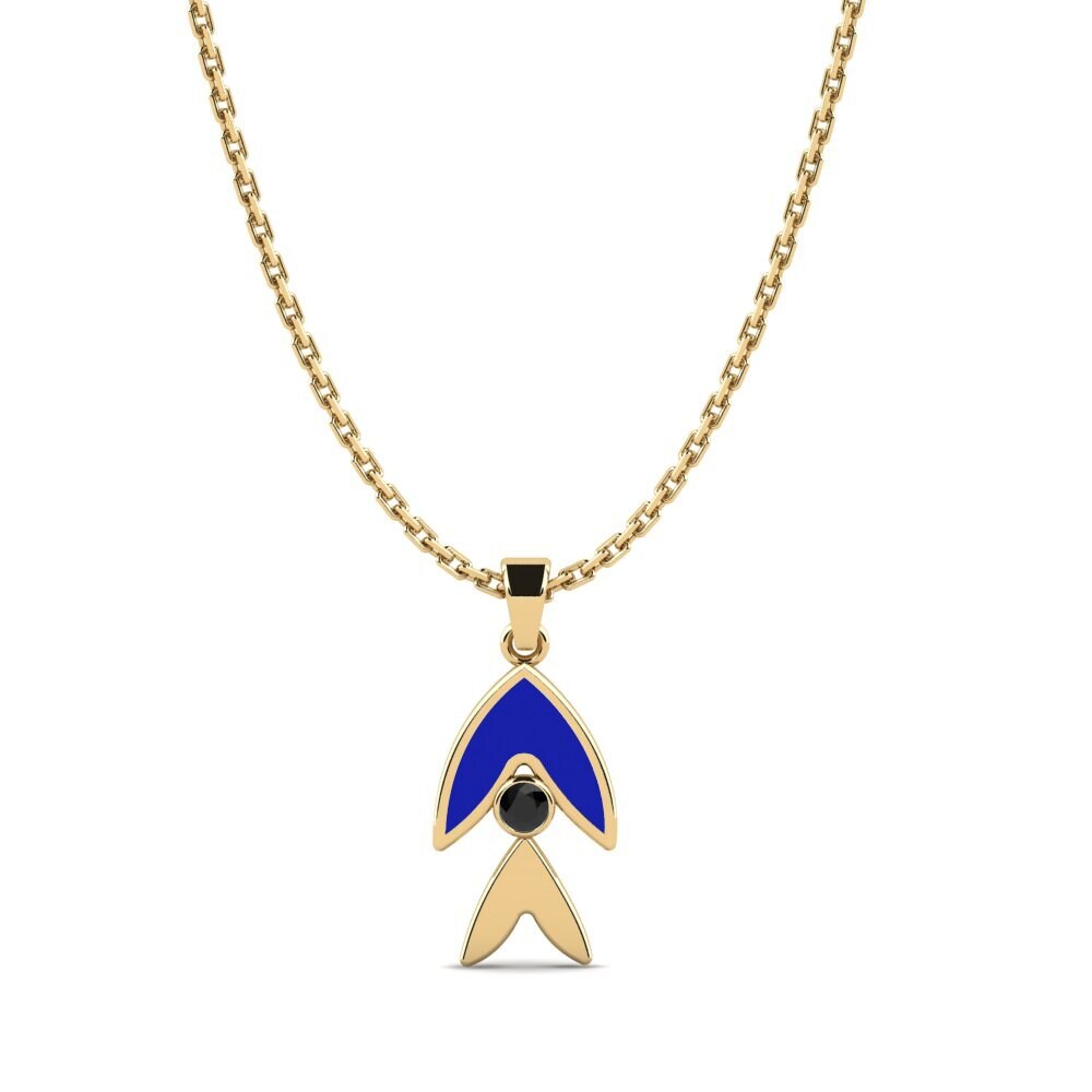 Diamante Negro Colgante de Mujer Turil