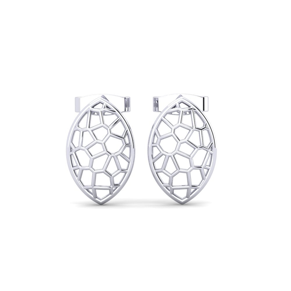 Pendientes Turk 14k Oro Blanco