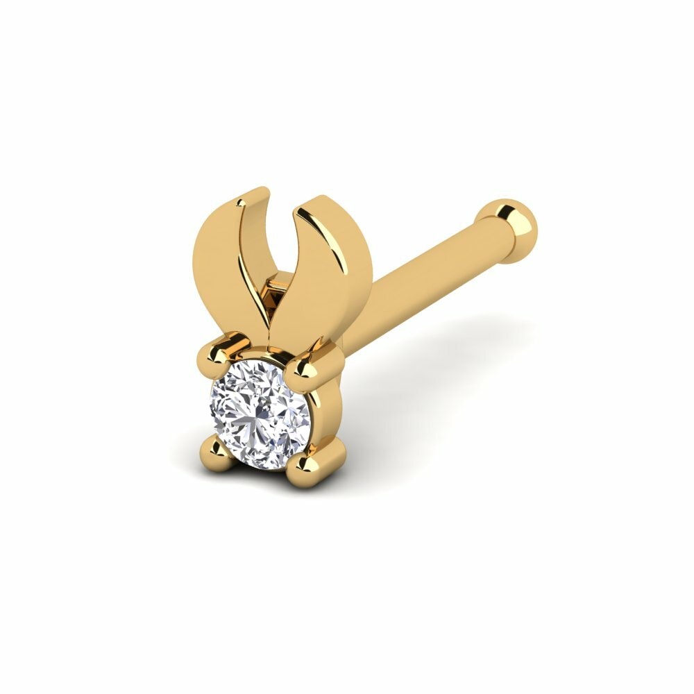 14K Geel Goud Neus Pin Tuytan
