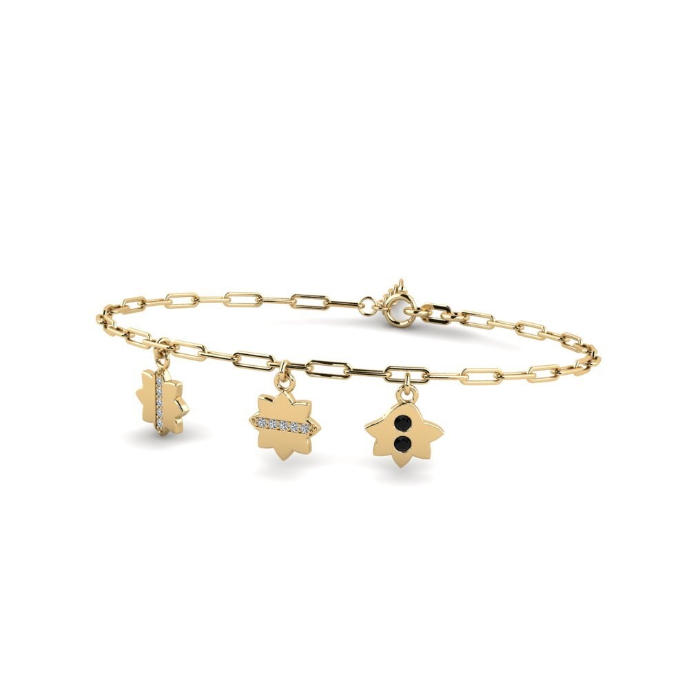 Saphir noir Bracelet trombones Tyrcen