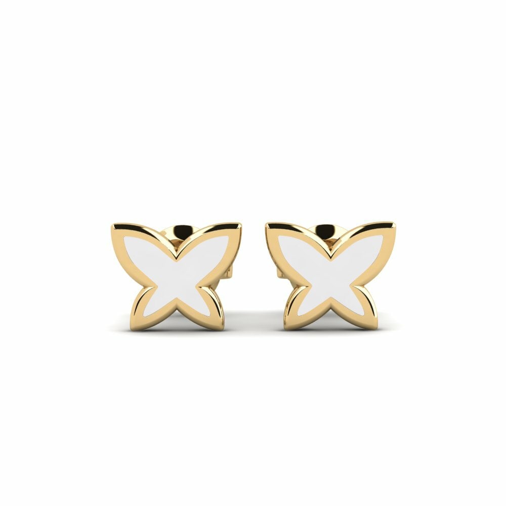 9k Yellow Gold Kid's Earring Ubax