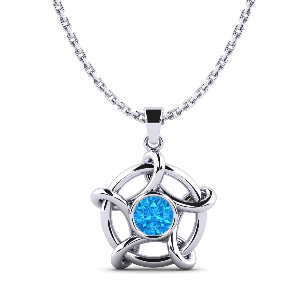 Topacio azul Colgante de Mujer Uccidere