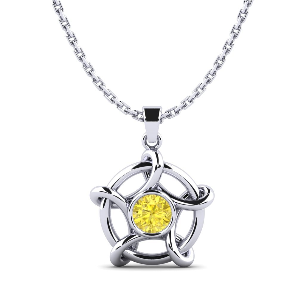 Yellow Sapphire Women's Pendant Uccidere