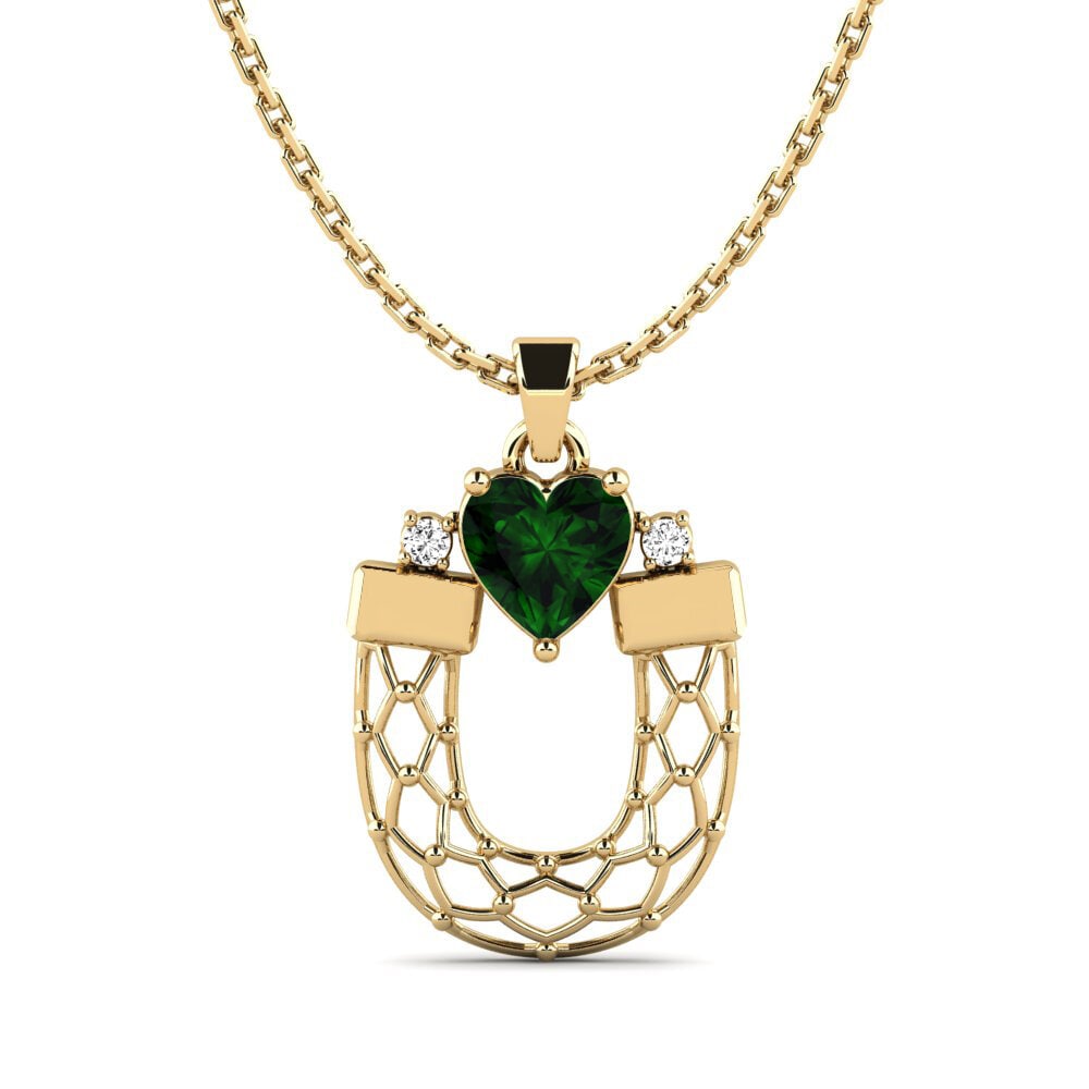 Green Tourmaline Women's Pendant Ueysa