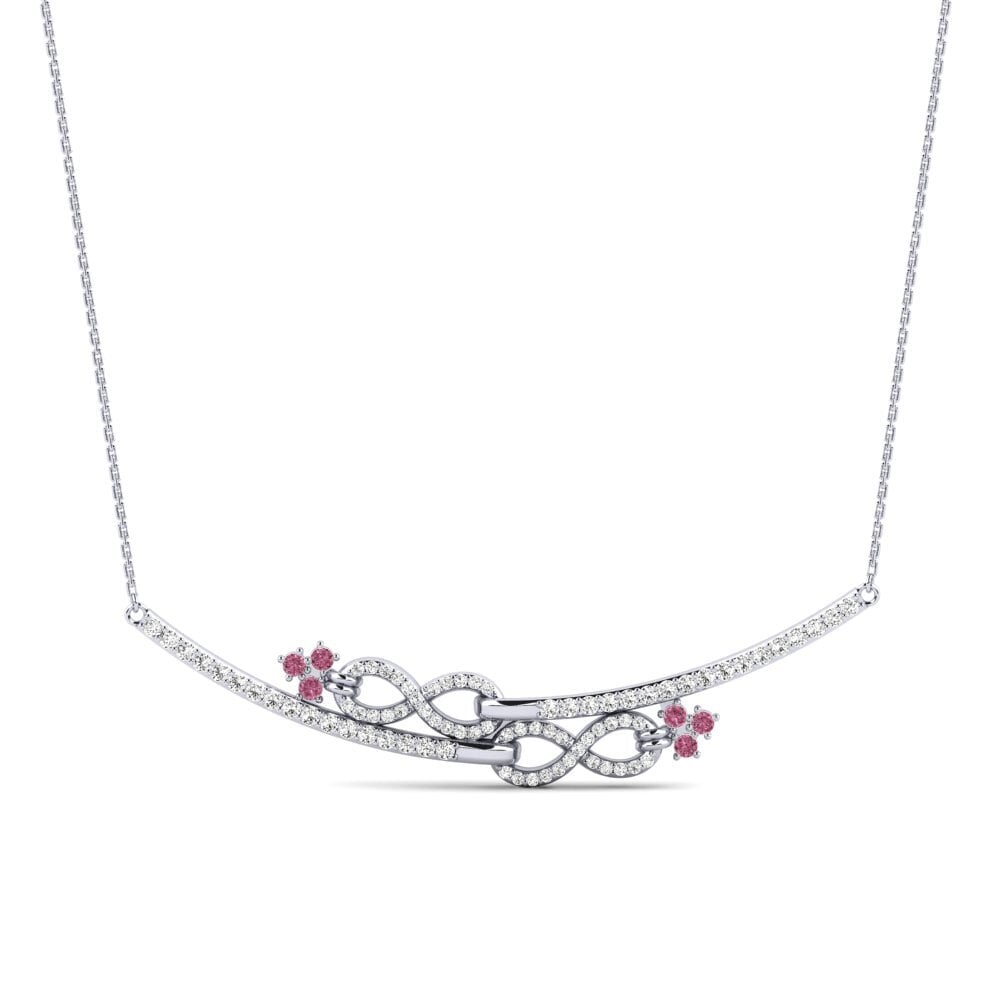 Rhodolite Garnet Women's Necklace Ukubamba