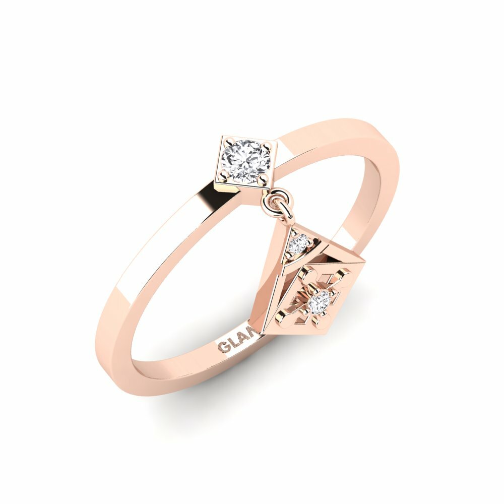 14K Rood Goud Ringen Ulrica
