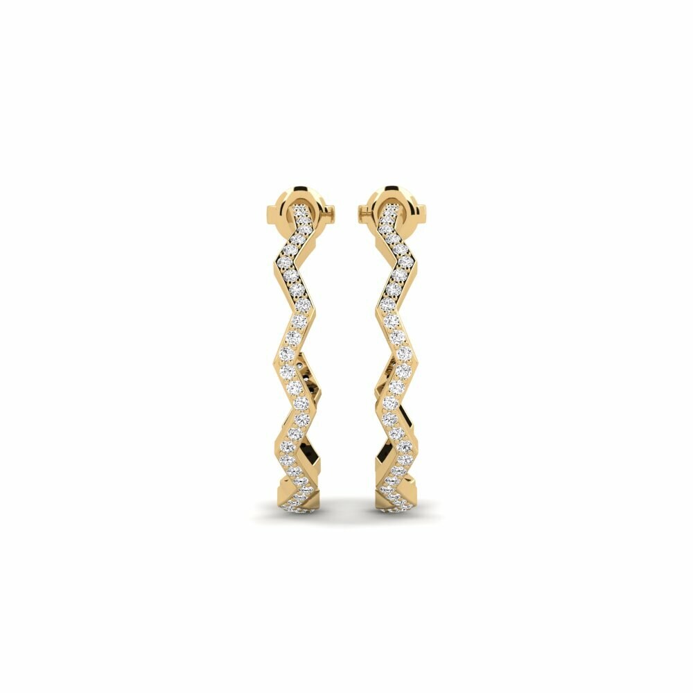 Moissanite Boucle d'oreille femme Umaaraw