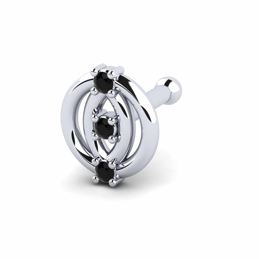Saphir noir Piercing Nez Umano