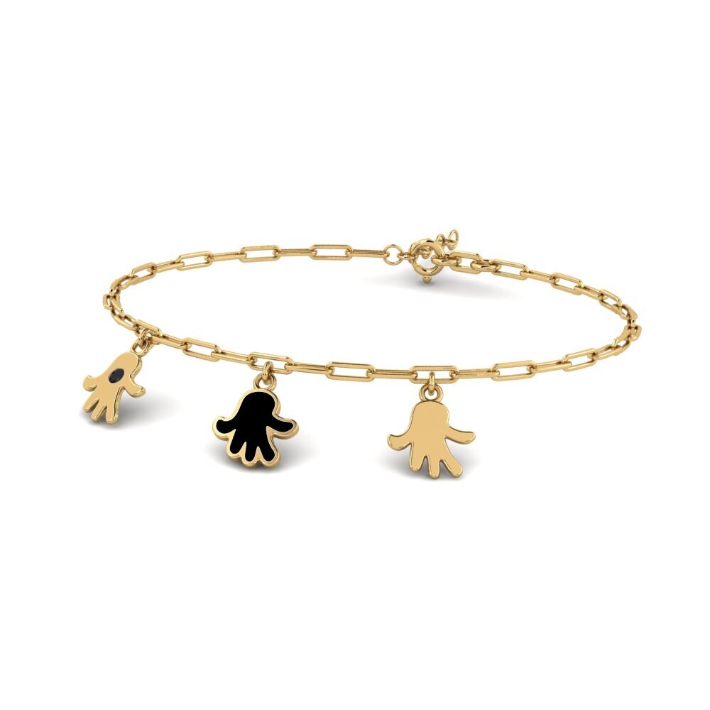 Saphir noir Bracelet trombones Umbr