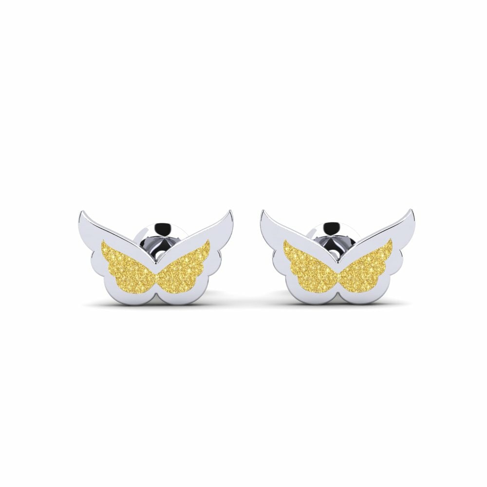 White Silver Kid's Earring Umdlalo