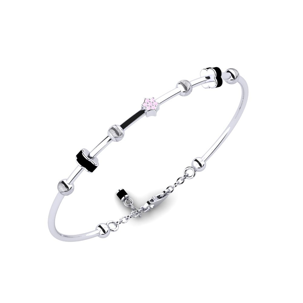 Pink Sapphire Women's Bangle Un