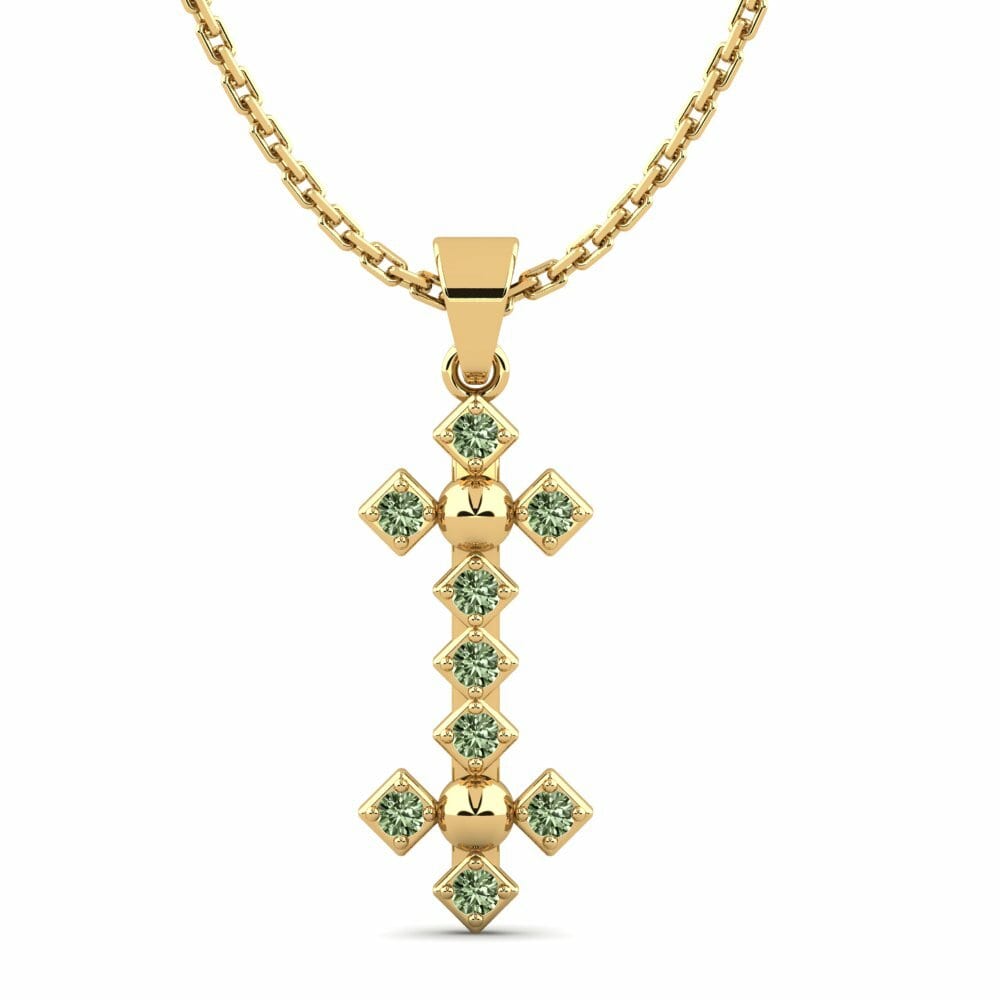 Green Diamond Women's Pendant Unary