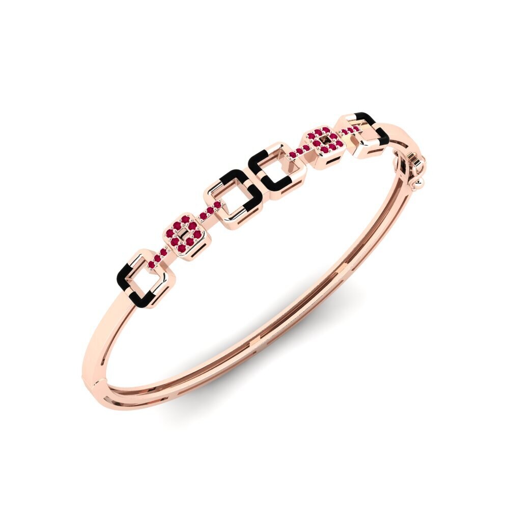 14ct Rose Gold Ruby Women's Bangle Unavailable