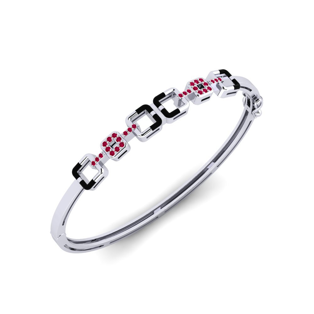 18ct White Gold Ruby Women's Bangle Unavailable