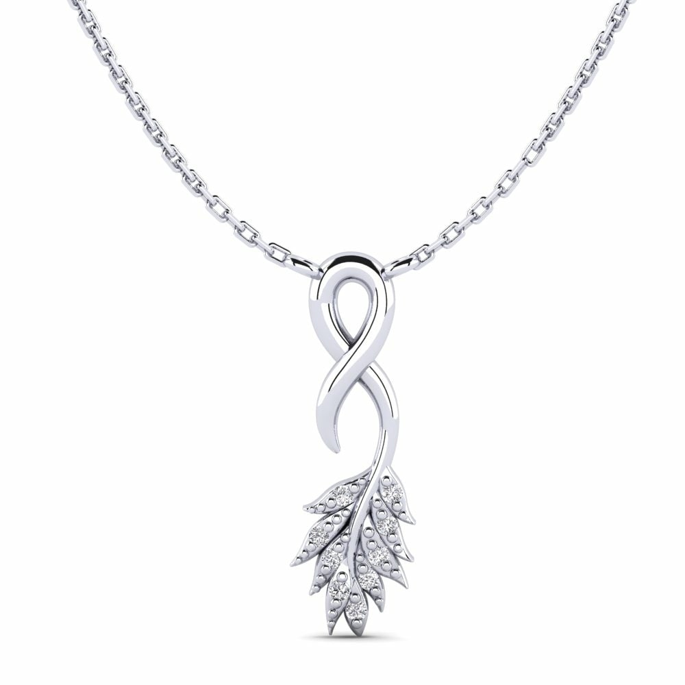 950 Platinum Women's Necklace Unebelle